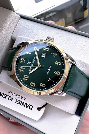 ساعت مچی سبز مردانه 41-45 میلی متر Daniel Klein - کد 944039327