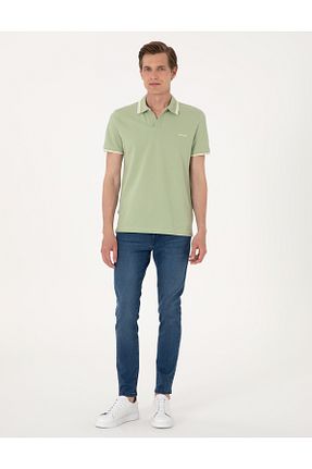 شلوار جین آبی مردانه پاچه تنگ Pierre Cardin - کد 944046318