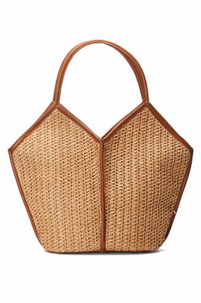 کیف دوشی بژ زنانه حصیر Gio Mi - کد 944065382