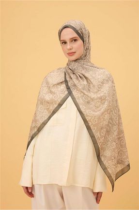 شال رنگی زنانه پنبه پلی استر İpekhan - کد 944073627