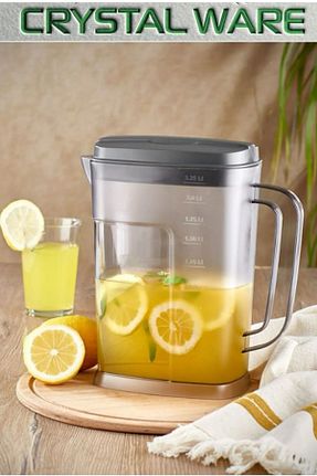 پارچ / ظرف آب طوسی BPA Free Crystal Ware - کد 944071109