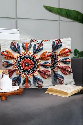 کوسن و روکش کوسن رنگی لانه زنبوری میکرو LTS HOME - کد 944086416