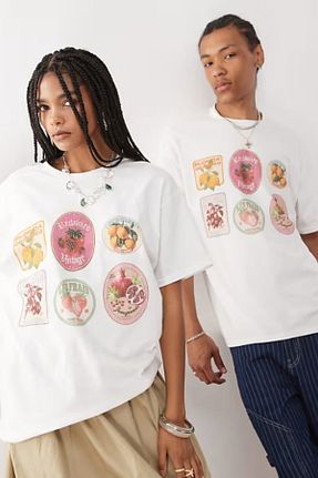 تیشرت سفید زنانه اورسایز The Champ Clothing - کد 944091246