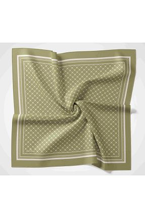 روسری سبز 90 x 90 Silk Home - کد 866330012