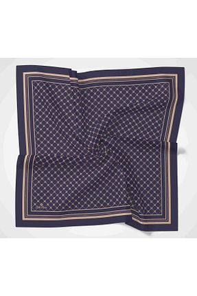 روسری سرمه ای 90 x 90 Silk Home - کد 866229961