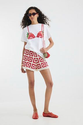 تیشرت سفید زنانه اورسایز The Champ Clothing - کد 944117709