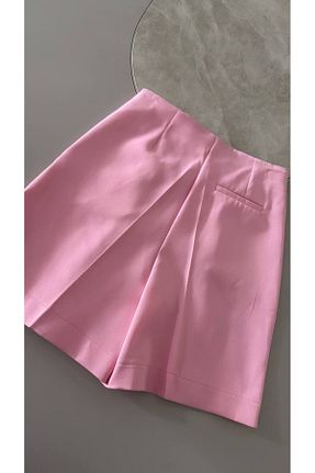 شلوارک و برمودا صورتی زنانه فاق بلند Butik Beyza - کد 944635157