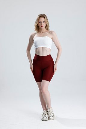 ساق شلواری زرشکی زنانه بافتنی let s shine - کد 944150578
