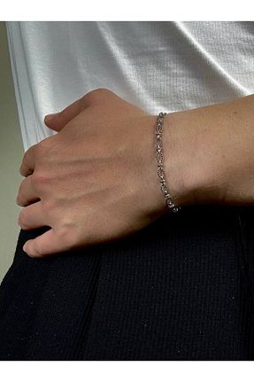 دستبند استیل (فولاد) متالیک زنانه استیل ضد زنگ Arvens - کد 944186890