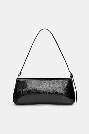 کیف دوشی مشکی زنانه پلی اورتان Pull & Bear - کد 944264282