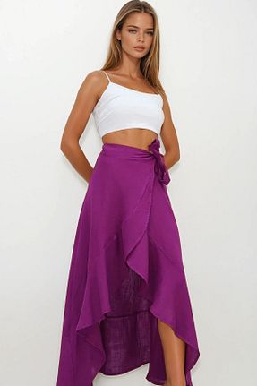 دامن رنگی زنانه ساده VAGGON - کد 944265065