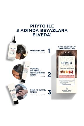 رنگ مو قهوه ای Phyto - کد 7173790