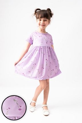 لباس بنفش بچه گانه بافت Burliva - کد 944521228