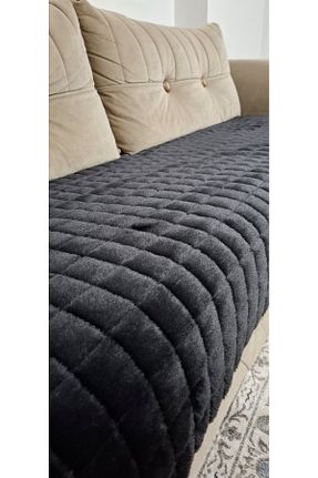 کاور مبل مشکی مخملی DECORA CASA HOME COLLECTİON - کد 944516871