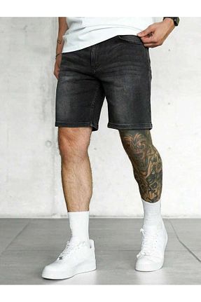 شلوارک و برمودا مشکی مردانه رگولار Cuqq Denim - کد 944324010