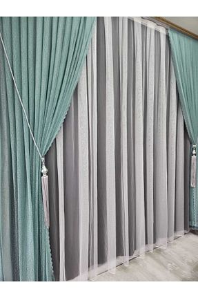 پرده زمینه سبز پلی استر PERDENEVA - کد 944359711