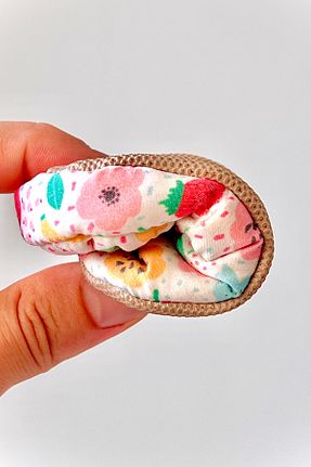 پاپوش صورتی بچه گانه پارچه ای pufien - کد 944534726