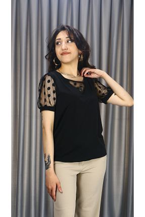بلوز رنگی زنانه Puantiyeli Giyimodam - کد 944417159