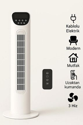 پنکه سفید Kule Tipi The Wlue - کد 944444775
