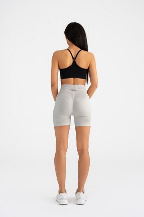 شوارک اسپرت طوسی زنانه فاق بلند GYMXPRO - کد 944571562