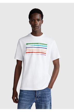 تیشرت سفید مردانه رگولار United Colors of Benetton - کد 944512830