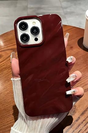 کاور و قاب زرشکی iPhone 15 Pro Max Fibaks - کد 944516639
