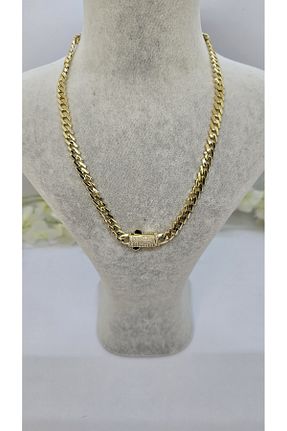 گردنبند استیل ( فولاد ) زرد زنانه استیل (فولاد) michelle takı zerafetin yeni adresi - کد 944545105