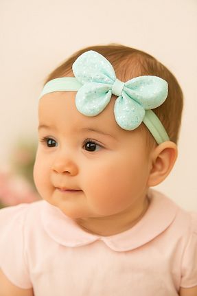 گیره سر سبز بچه گانه نخ متالیک پلی آمید cityvision - کد 944629325