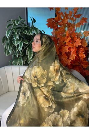 شال سبز زنانه پنبه ای Oxygen Scarfs - کد 944827012