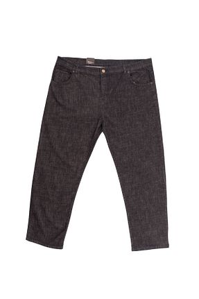 شلوار سایز بزرگ طوسی مردانه پلی استر Denim - کد 944839541