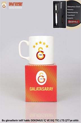 لیوان آب طلائی پرسلن Galatasaray - کد 944834396