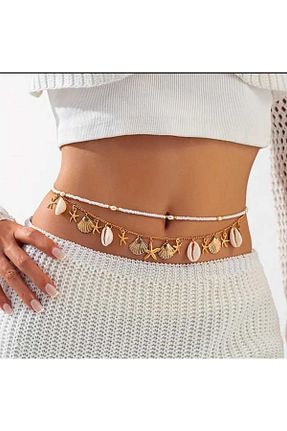 کمربند سفید زنانه پارچه ای beynaaksesuar - کد 944926647