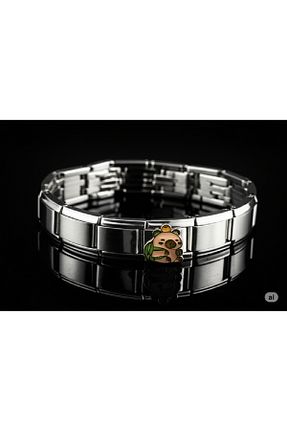چارم قهوه ای 9 عیار Luxmon - کد 944988250
