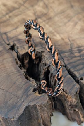 دستبند جواهر قهوه ای مردانه زیرکن cheetah quality - کد 945287371