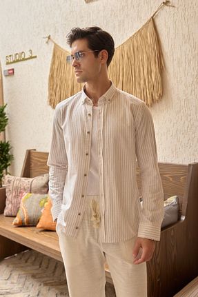 پیراهن رنگی مردانه اسلیم فیت Livio Ferri - کد 945106091