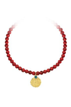گردنبند نقره زرد زنانه 925 عیار Adieu Silver - کد 945190040