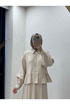 ست بالاتنه و پائین تنه حجاب رنگی زنانه رگولار Mihra - کد 945361573
