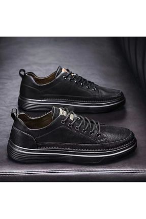 کفش کژوال مشکی مردانه چرم مصنوعی AyShop - کد 945562659
