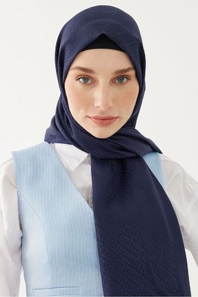 شال سرمه ای زنانه MİRSOY SCARF - کد 845130114
