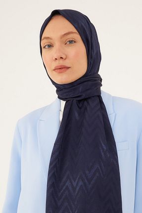شال سرمه ای زنانه MİRSOY SCARF - کد 846470295