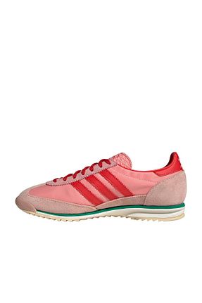 کفش اسنیکر صورتی زنانه بند دار adidas - کد 891546580
