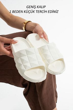 دمپائی سفید مردانه EVA MODA BULVARI - کد 931534021