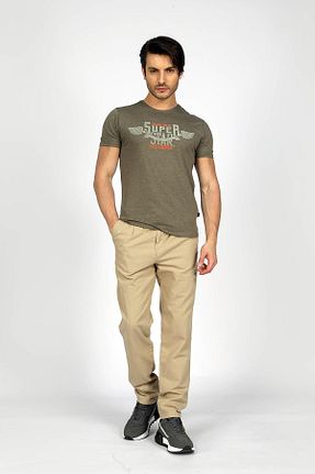 شلوار قهوه ای مردانه پارچه Lee Cooper - کد 824092954