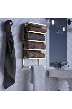 آویز حمام طوسی lyla concept - کد 658667341