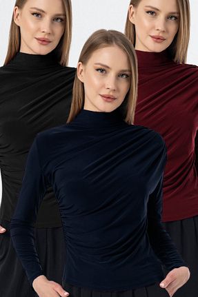 بلوز رنگی زنانه ساده VODENS - کد 903206288