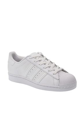 کفش اسنیکر سفید بچه گانه بند دار adidas - کد 33936237