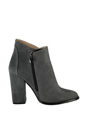 بوت / نیم بوت طوسی زنانه جیر Fox Shoes - کد 55212