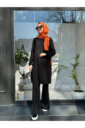 تونیک حجاب مشکی زنانه ویسکون MissWhence - کد 844761643