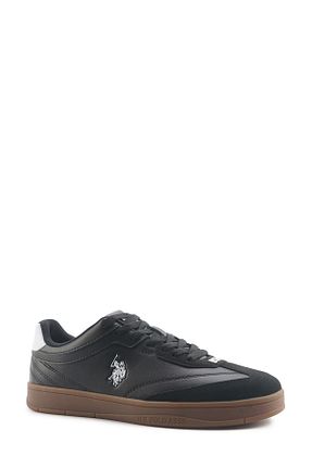 کفش اسنیکر مشکی مردانه بند دار U.S. Polo Assn. - کد 904860790