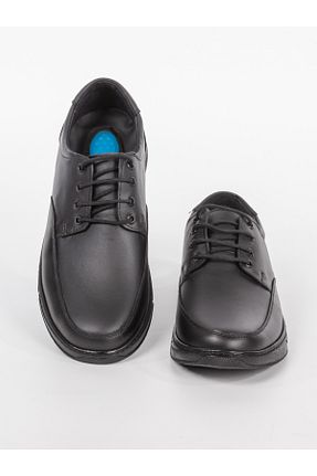 کفش کلاسیک مشکی مردانه چرم خالص Black Vein - کد 761424976